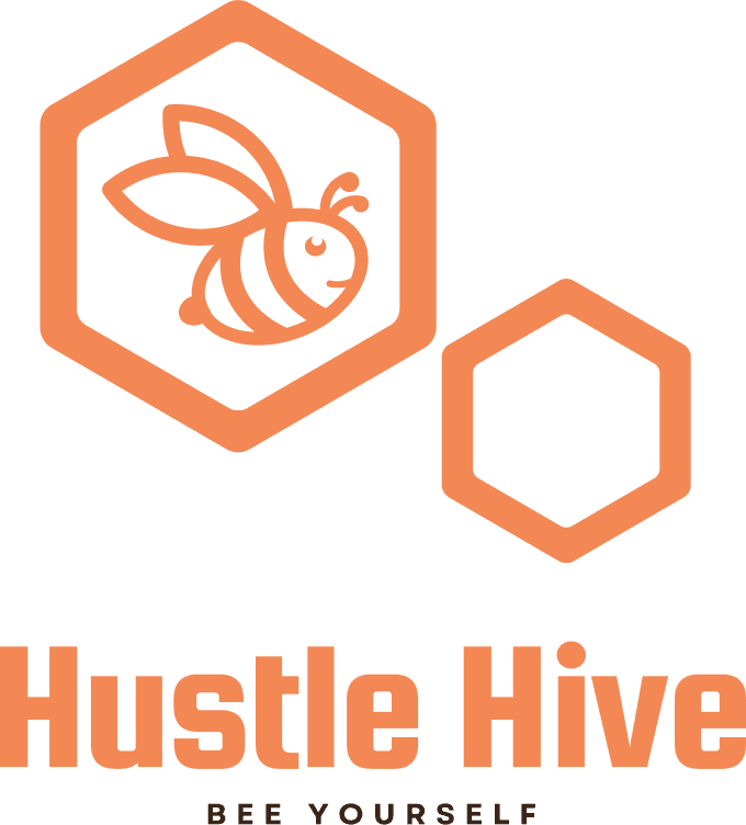 Hustlehive logo with text